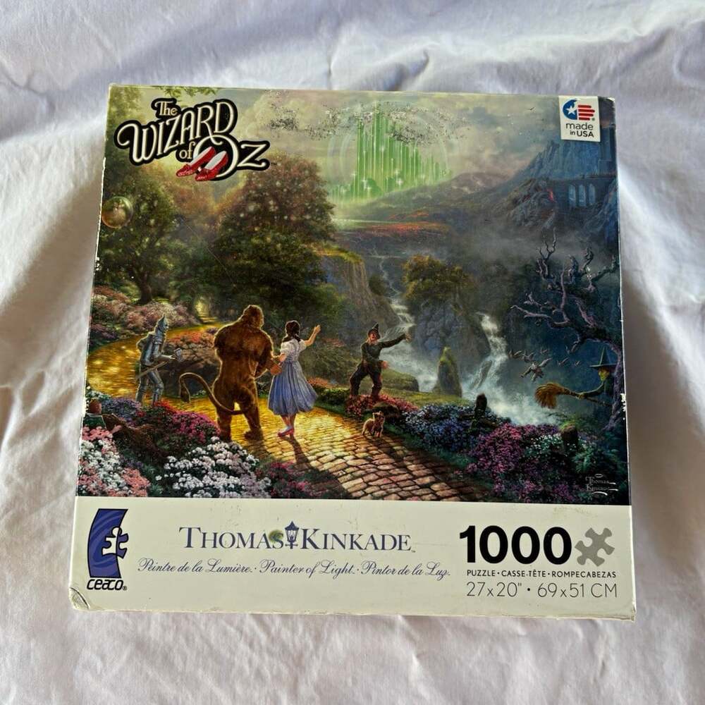 Ceaco Wizard of Oz Thomas Kinkade 1000-Piece Interlocking Puzzle 080714